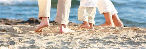 family naked at beach